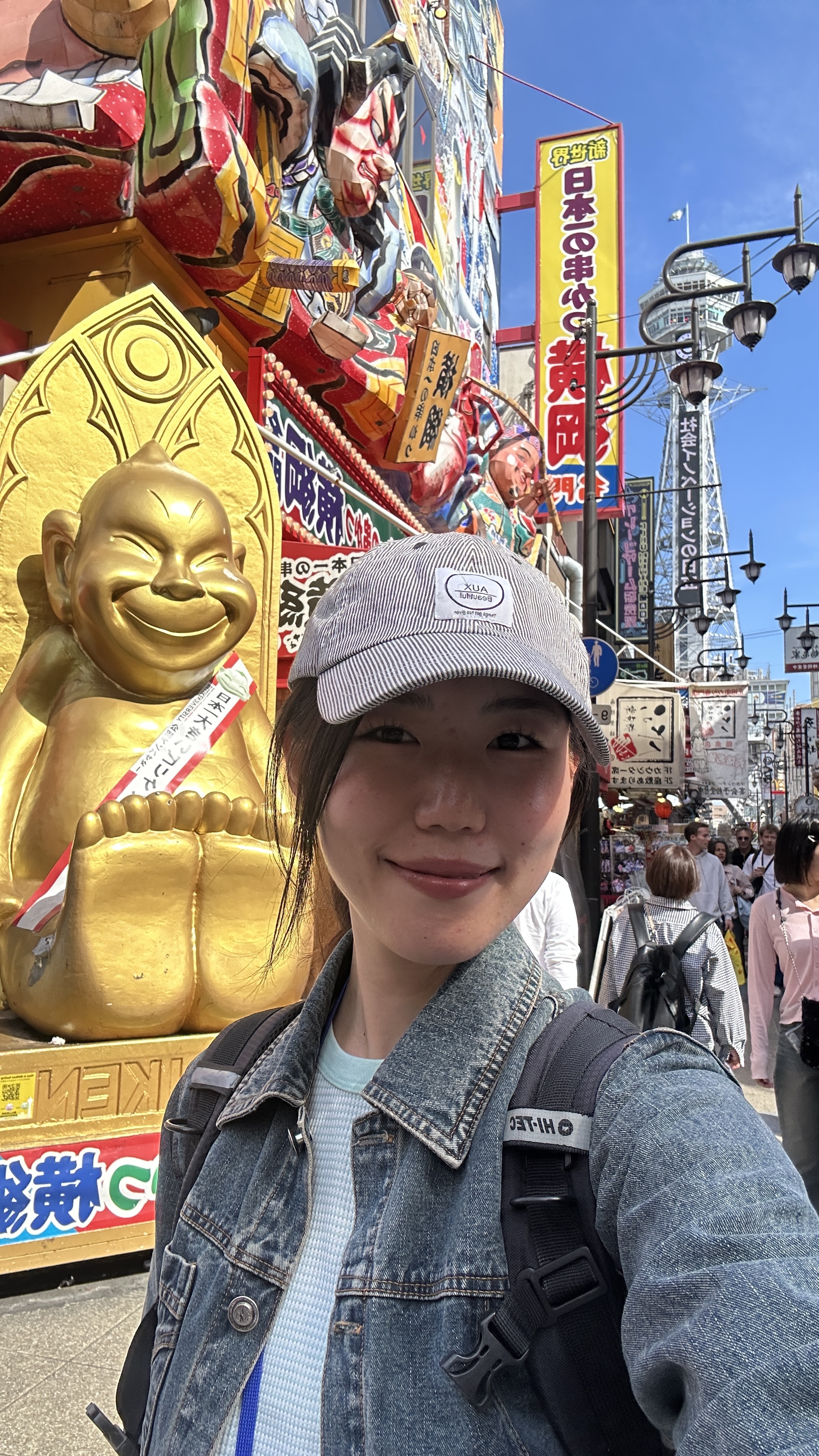 Selfie en Shinsekai, Osaka