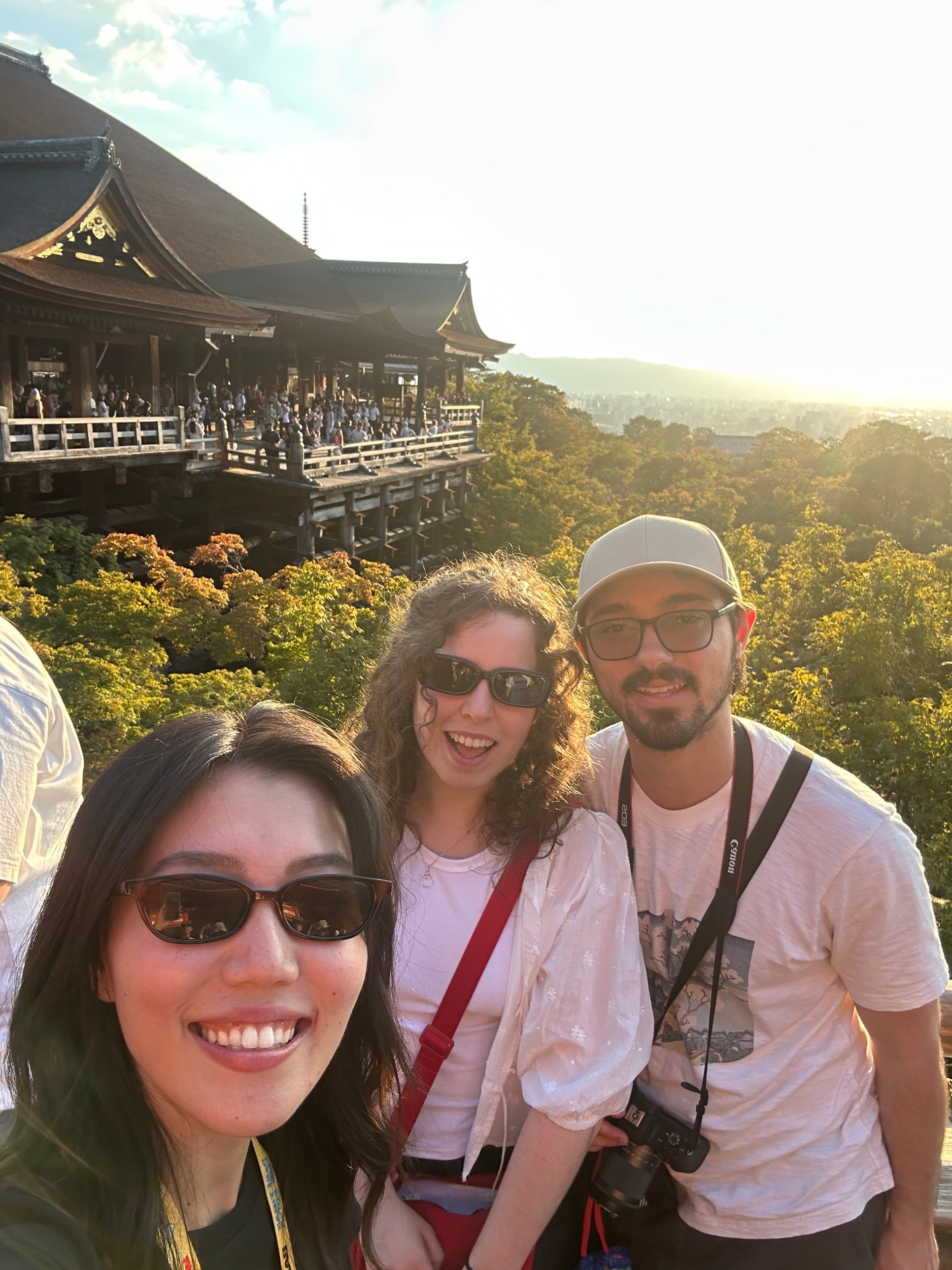 Atardecer en el mirador de Kiyomizu-dera